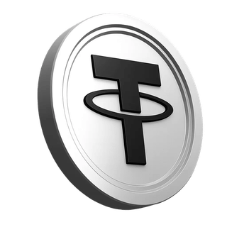 Tether USDT Münze als Symbol des Vertrauens in der Trading-Community